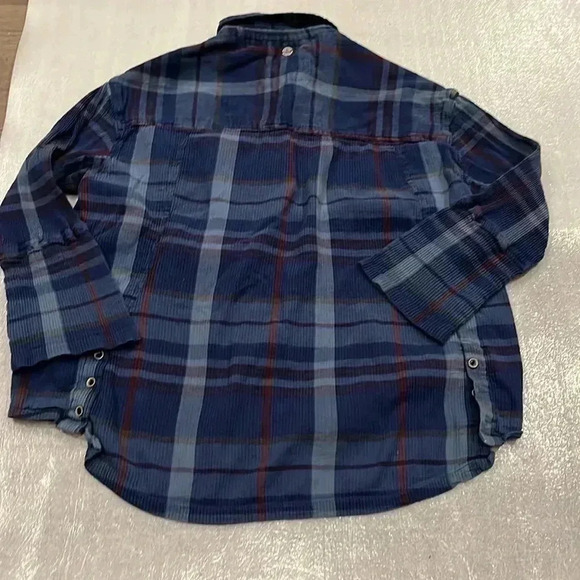 [M]PRANA  Fillary Top Plaid Cotton ButtonUp Shirt Women - Picture 9 of 9